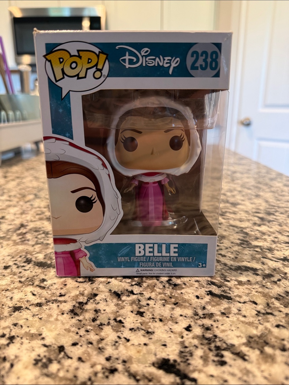 Funko Pop! Disney Belle Pink and White Vinyl Figure #238